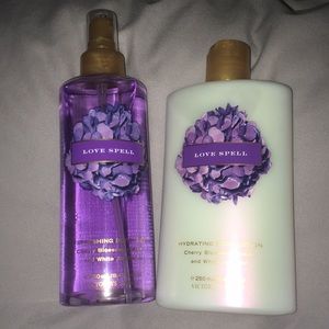 Love Spell! Lotion and Body Spray
